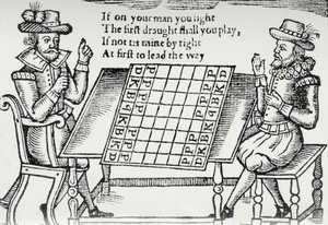 At the Chess Board by English School